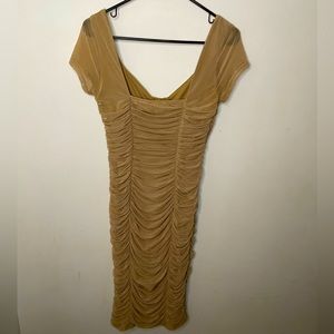 Women’s Midi dress, color Nude, size L